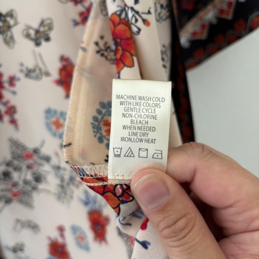 Max studio floral mixed print boho kimono‎ one size - Picture 6 of 7